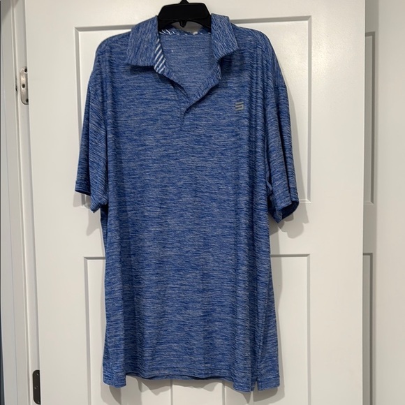 three sixty dix Other - Men's | Heathered Blue | Polo Shirt | Size XL